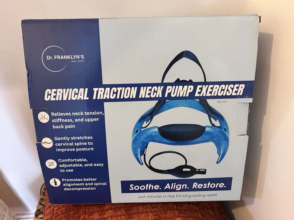 Dr. Franklyn's Wellness Cervical Traction Neck Pump Exerciser (SKU: NP-1)